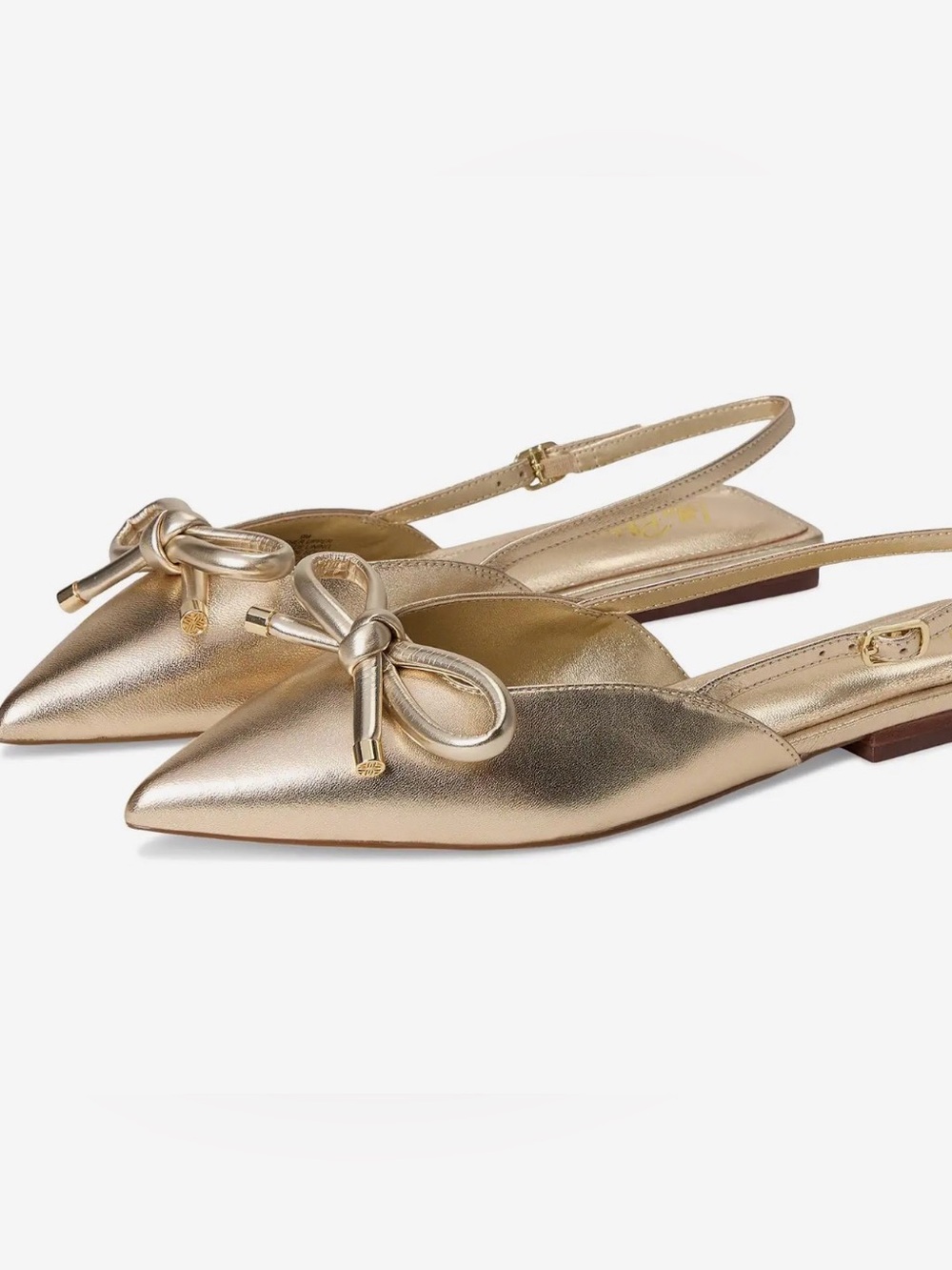 Brit Leather Bow Slingback